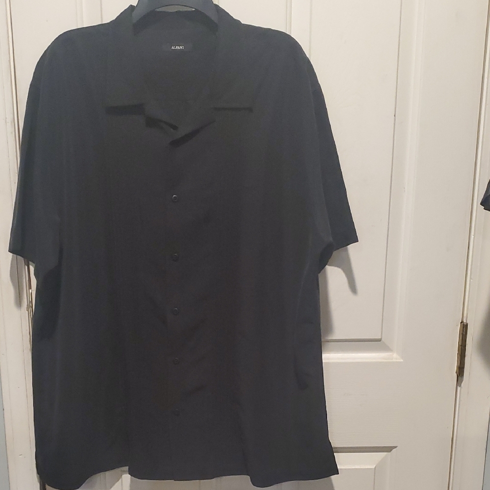 Alfani Charcoal Button-Up Shirt